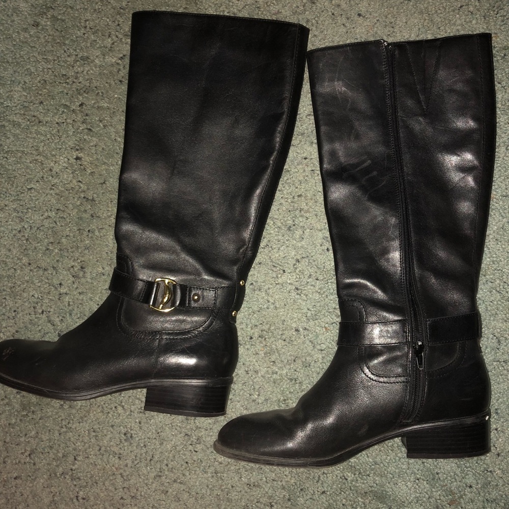 Tall Black Ralph Lauren boots